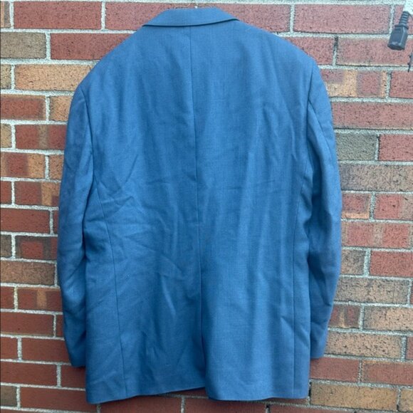 Haggar Clothing Co. Men’s Blue Blazer Sport Coat Size 46R - Picture 3 of 7